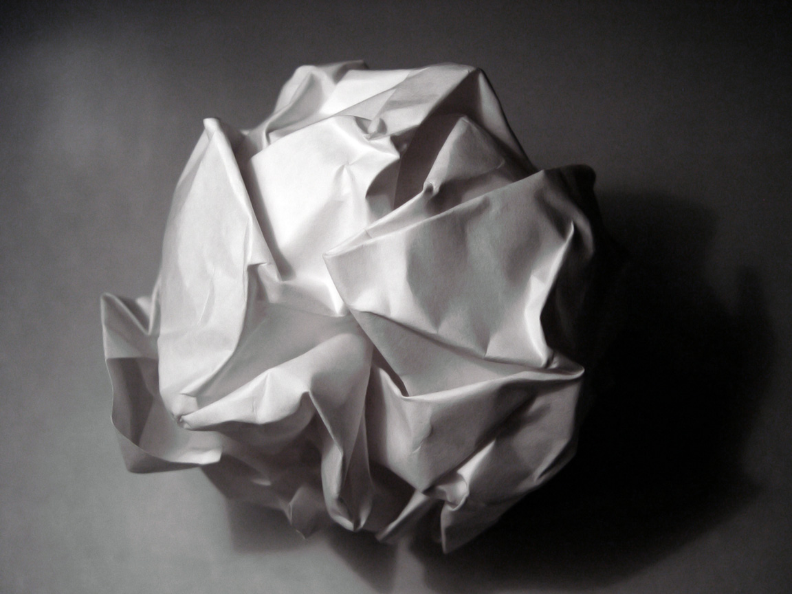 A Crumpled Paper Ball by Turinboy