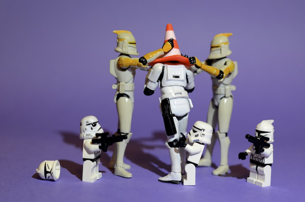 making fun stormtroopers